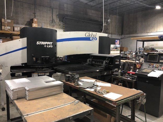 lvd strippit global 20 cnc thick turrent punch press
