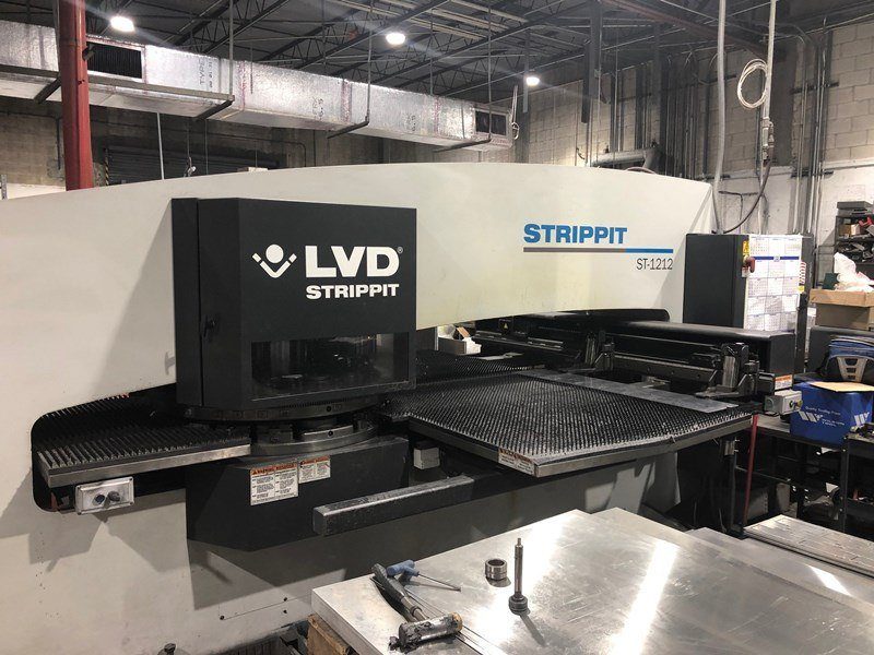 lvd strippit st 1212 hydraulic thin turrent punch press