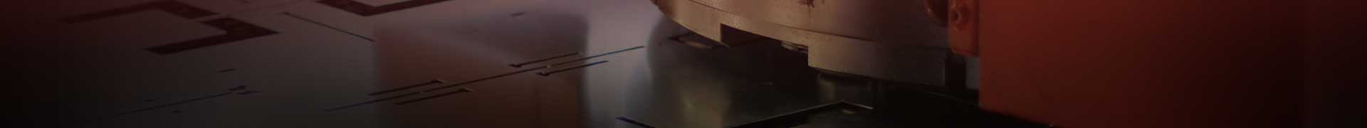 Close Up of Steel Cutting Machine